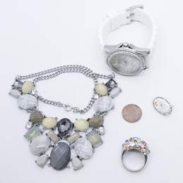 Fossil Loft and Betsy Johnson Icy Designer Jewelry and Watch 173.6g alternative image