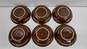 Set of 6 Fiesta Chocolate Brown 7" Soup Bowls image number 3