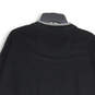Mens Black Crew Neck Long Sleeve Knitted Pullover Sweater Size Large image number 4