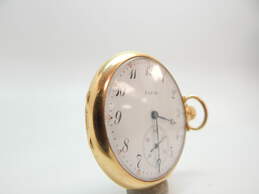 Vintage Elgin 14k Yellow Gold 693043 17 Jewels Pocket Watch 54.1g alternative image