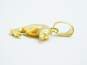 14K Yellow Gold Puffed Dolphin Chunky Pendant 2.4g image number 4