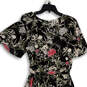 NWT Womens Multicolor Floral Surplice Neck Tie Waist Wrap Dress Size 1X image number 4