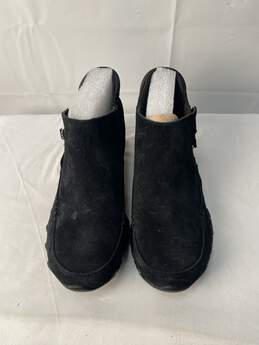 Skechers Relaxed Fit Black Suede Sipper Ankle Boot IOB Size 7.5