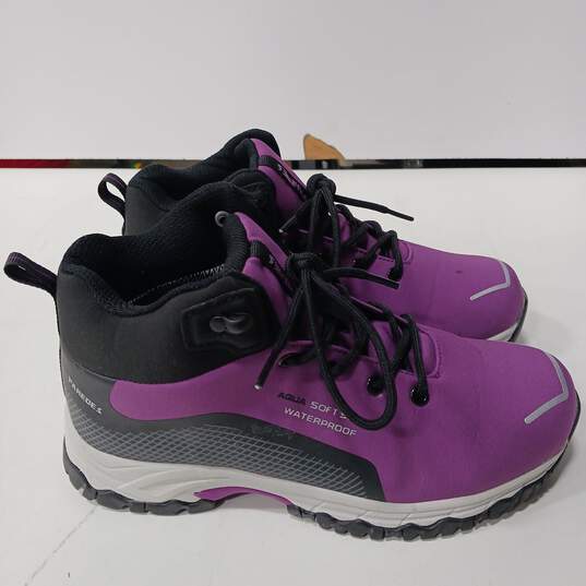 Buy the Paredes Women's Purple Grazalema Waterproof Hiking Boots Size 6 ...