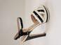 Miu Miu Black and Ivory Patent Leather Sandals Size 7.5 (Authenticated) image number 1
