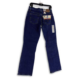 NWT Womens Blue 550 Denim Medium Wash Relaxed Fit Bootcut Jeans Size 8 alternative image