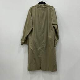 Burberry Mens Beige Long Sleeve Button Up Overcoat Size 52R With COA alternative image