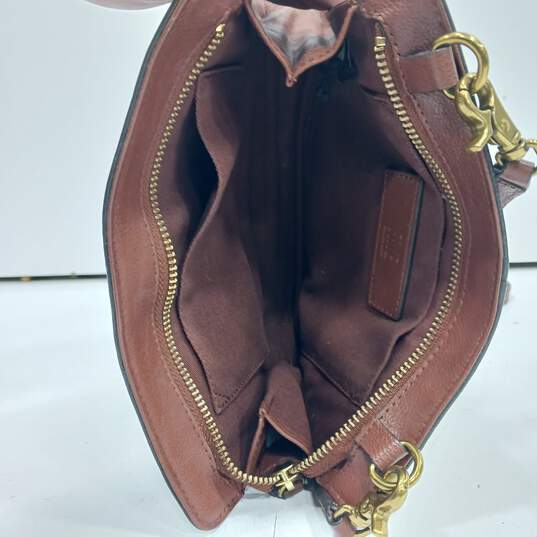 FRYE Brown Leather Crossbody Bag image number 4