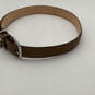 Classic 4000 Brown Leather Adjustable Buckle Dog Collar Size XL 22-26 Inch image number 3
