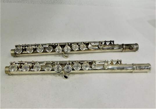 W. T. Armstrong Brand 104 Model Flutes w/ Cases (Set of 2) image number 5