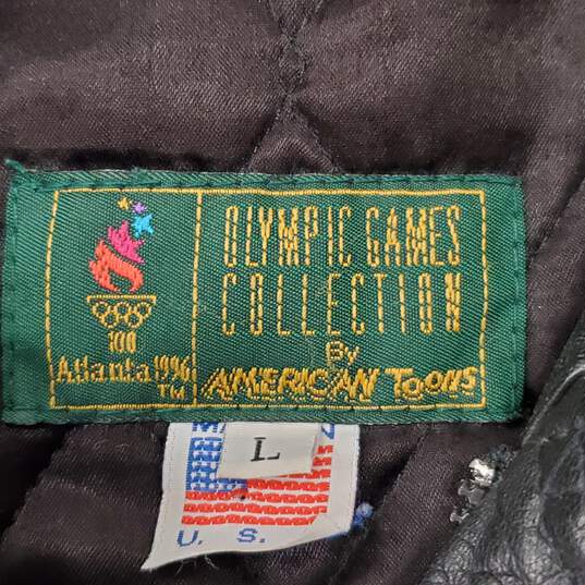 Buy the 1996 Olympics Atlanta Men Black Jacket L | GoodwillFinds