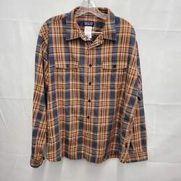 VTG Patagonia MN's Organic Cotton Plaid Flannel Long Sleeve Shirt Size L alternative image
