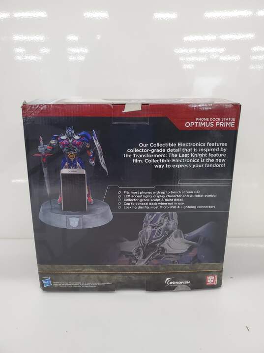 Transformers The Last Knight Optimus Prime 12 Statue Phone Changer Untested image number 2