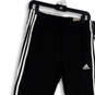 NWT Womens Black White Tricot Elastic Waist Slim Jogger Pants Size Small image number 2