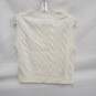 NWT Urban Outfitters Jet Frans WM's Crème Cable Knit V-Neck Sweater Vest Size S/P image number 2