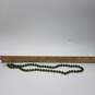 Vintage 14k Gold Clasp on Green Gemstone Beaded 17 3/4 Inch Necklace 22.5g image number 8