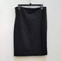 Womens Black Panel Marta Knee Length Straight & Pencil Skirt Size 10 image number 2
