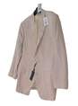 NWT Mens Tan Long Sleeve Collared Pockets Blazer Suit Jacket Size 44 L image number 2