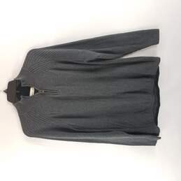 DKNY Men Grey Quarter Zip Sweater XL