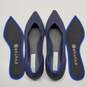Rothy's The Point Women’s Navy Blue Knit Slip-on Loafers Pointed Toe Size 9.5 image number 4