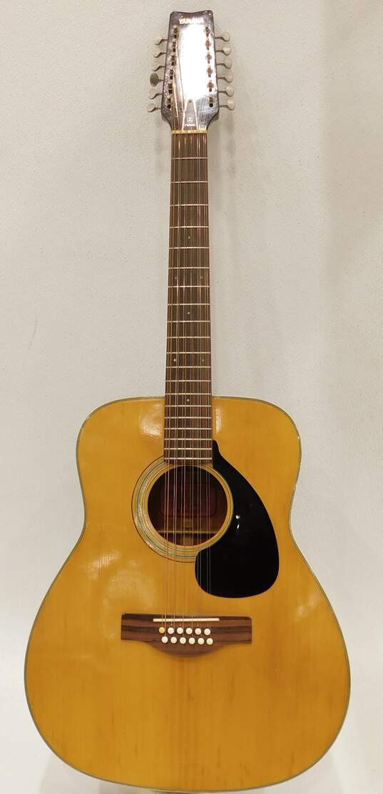 VNTG Yamaha Brand FG-230 Model 12-String Wooden Acoustic Guitar w/ Hard Case image number 1