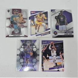 5 LeBron James Basketball Cards Lakers Cavs