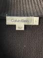 Calvin Klein Mens Black Zipper Sweater Size L image number 3