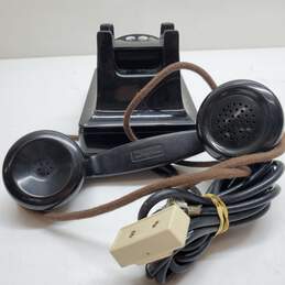 Vintage Black Bell Service Western Electric Rotary Telephone For Parts/Repair alternative image