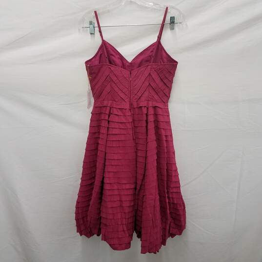 NWT Tracy Reese WM's Watber/ Pink 100% Silk & Cotton Strap Dress Size 2 image number 1