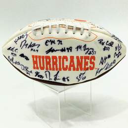 2012 Miami Hurricanes Team Signed Football
