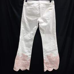 Michael Kors White Bootcut Jeans Women's Size 2 alternative image