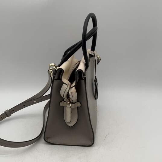 Kate Spade Womens Multicolor Leather Adjustable Strap Zipper Crossbody Bag image number 4