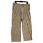 NWT L.L.Bean Womens Taupe Elastic Waist Pull On Straight Leg Dress Pants Size LP image number 1