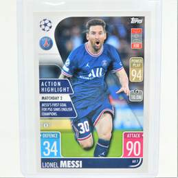 2021-22 Lionel Messi Topps Match Attax UCL Extra Action Highlights