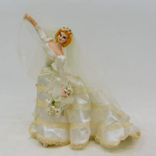 Lot of 4 Vintage 50s Lanya Travel Souvenir Cloth Doll Figurine Handmade image number 5
