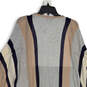 NWT Womens Multicolor Striped Tight-Knit Open Front Cardigan Sweater Size L image number 4