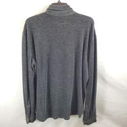 Armani Exchange Men Grey Velvet Button Up Shirt XL alternative image