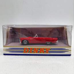 Vintage Matchbox Die Cast Car Dinky 1955 Ford Thunderbird DY-31 Red Convertible