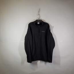 Mens Fleece Long Sleeve Mock Neck Quarter Zip Fleece Sweater Size 2XT