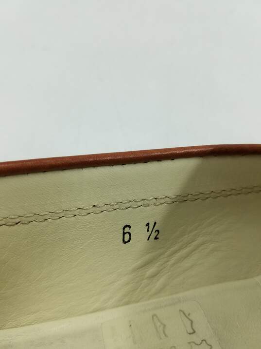 Tod's Terracotta Driving Loafers W 6.5 COA image number 7