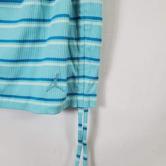 Jordan Women's Blue Striped Dress SZ S NWT image number 3