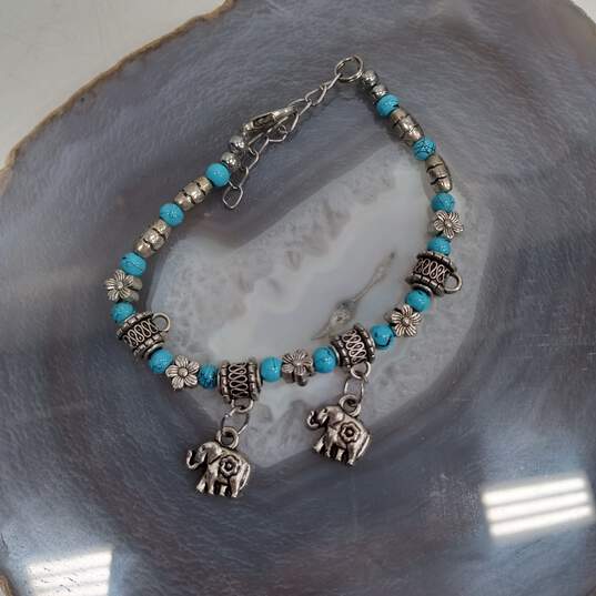 4pc Blue Artisan Jewelry Bundle image number 4