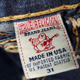 True Religion Women Blue BootCut Jeans Sz 31 alternative image