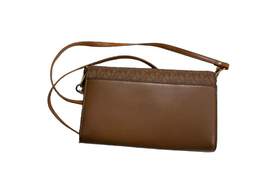 Brown Leather MK Crossbag alternative image