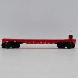 Vintage Lionel Electric Train Model #6816 Flat Car w/ Bulldozer IOB alternative image
