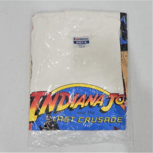 Sealed Vintage Indiana Jones and The Last Crusade Licensed Movie T-Shirt Large image number 1