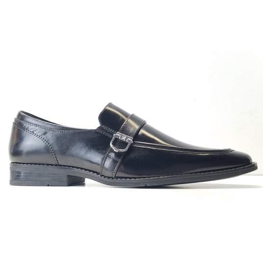 Stacy Adams 20195-001 Kester Moc Toe Bit Loafer Black Leather Shoes Men's Size 10.5 M image number 1