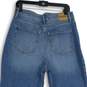 Hollister Womens Blue Denim 5-Pocket Design Medium Wash Straight Jeans 13R/31x31 image number 4