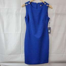 Tommy Hilfiger Sleeveless Blue Midi Dress Women's 4 NWT