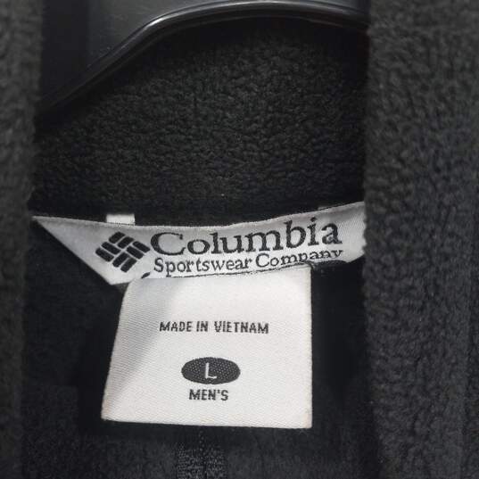 Men’s Columbia University of Maryland Full-Zip Mock Neck Jacket Sz L image number 3